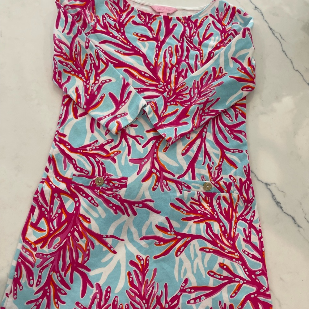 Girls Lilly outlier cotton shirt dress size large 8/10